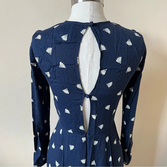 Reformation Vanessa patterned button back dress 17963 - Picture 11 of 14